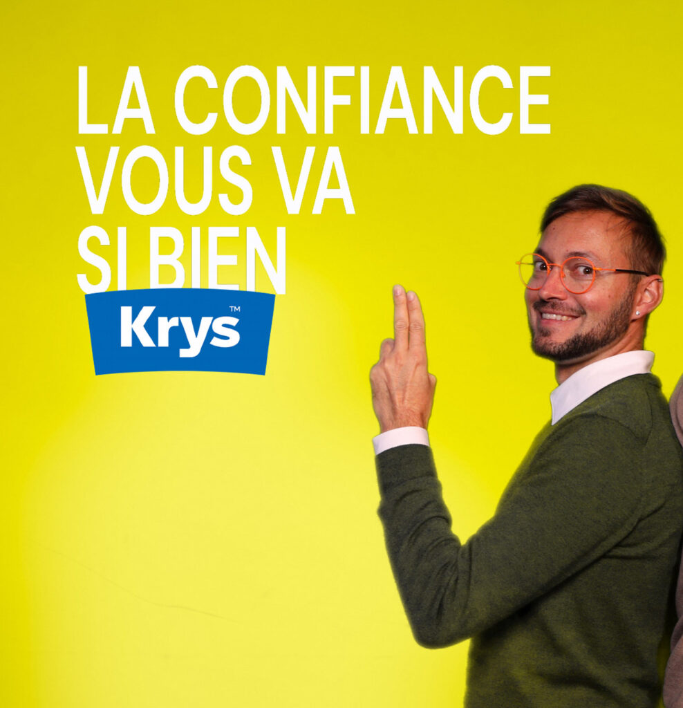 Montage photo pour Krys "la confiance vous va si bien"